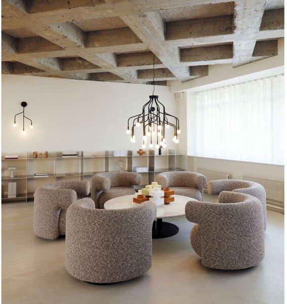 Nástenné Svietidlo Normann Copenhagen, Čierna, Obývacia izba, Kov