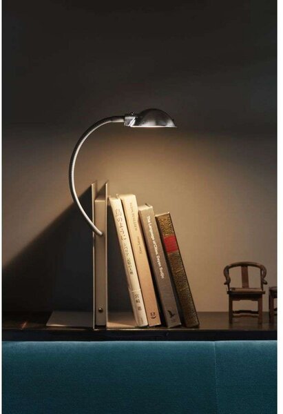 Stolové Lampa Ingo Maurer, Metalická, Obývacia izba, Hliník