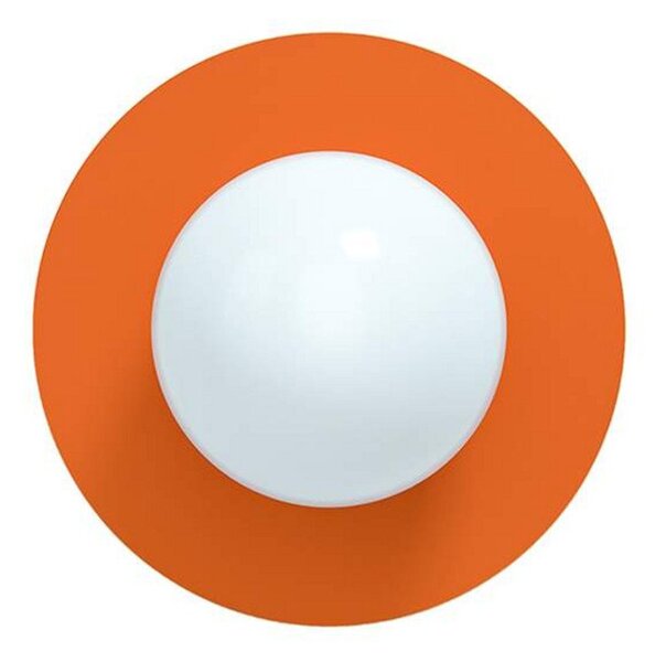 Nástenné Svietidlo Swedish Ninja, Oranžová, Obývacia izba, Kov