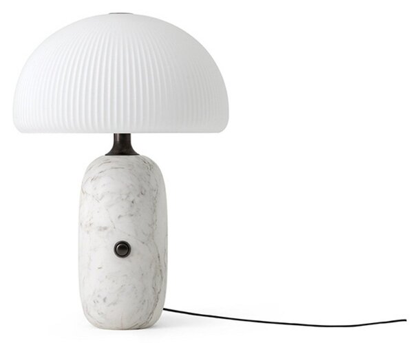 Stolové Lampa Vipp, stmievateľné, Biela, Obývacia izba, Sklo