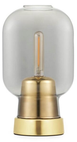 Stolové Lampa Normann Copenhagen, Sivá, Obývacia izba, Sklo