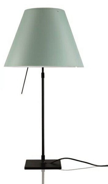 Stolové Lampa Luceplan, stmievateľné, Zelená, Obývacia izba, Hliník