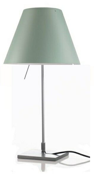 Stolové Lampa Luceplan, Zelená, Obývacia izba, Hliník