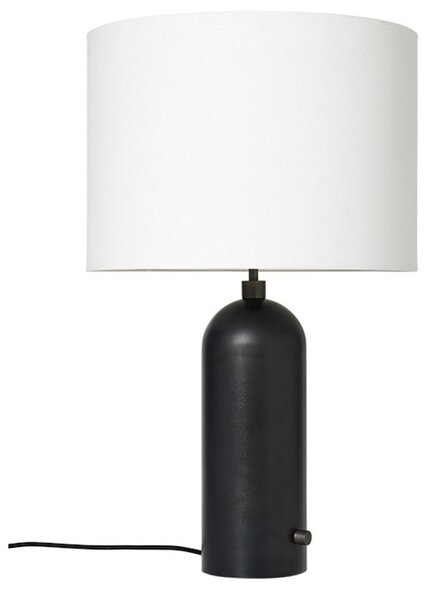 Stolové Lampa GUBI, stmievateľné, Čierna, Obývacia izba, Mramor