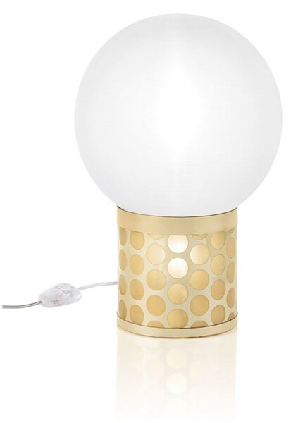 Stolové Lampa Slamp, Zlatá / Mosadz, Obývacia izba, Plast