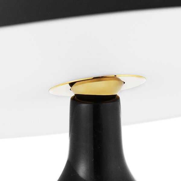 Stolové Lampa Normann Copenhagen, Čierna, Obývacia izba, Mramor
