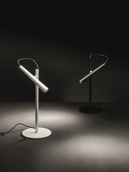 Stolové Lampa Foscarini, Čierna, Obývacia izba, Kov