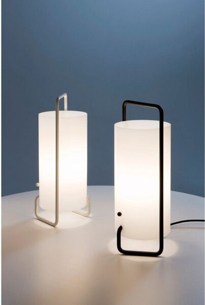Stolové Lampa Santa & Cole, stmievateľné, Čierna, Obývacia izba, Plast