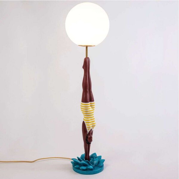 Stolové Lampa SELETTI, Žltá, Obývacia izba, Kov