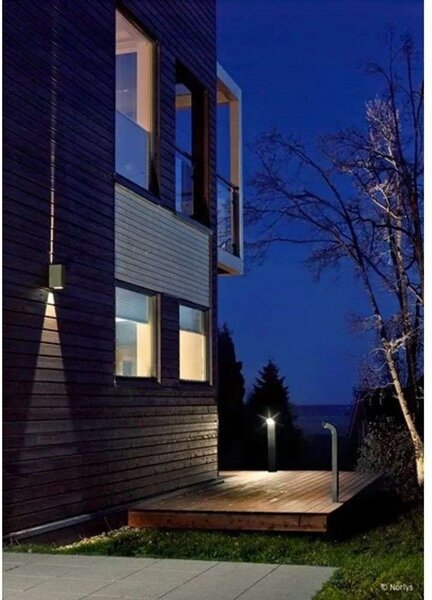 Lillehammer LED Nástenné Svietidlo Wide/Wide Aluminium
