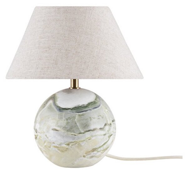 Stolové Lampa Globen Lighting, Zelená, Obývacia izba, Tkanina / Textil