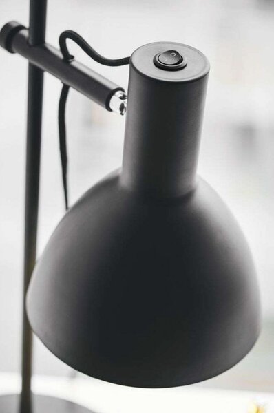 Stojacie Lampa Halo Design, Čierna, Obývacia izba, Kov
