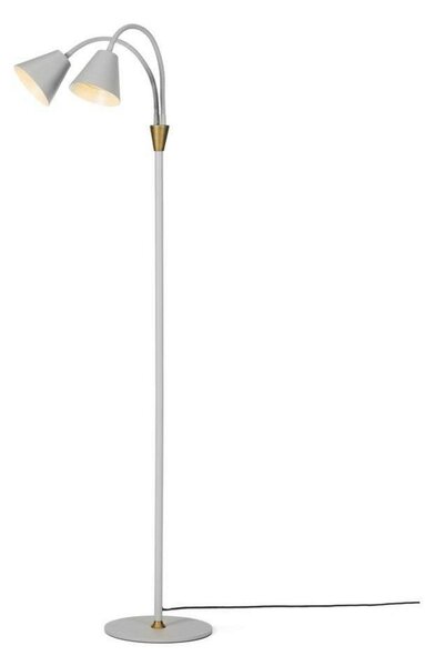 Stojacie Lampa Halo Design, Sivá, Obývacia izba, Kov