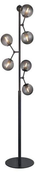 Stojacie Lampa Halo Design, Sivá, Obývacia izba, Kov
