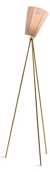 Stojacie Lampa Northern, Zlatá / Mosadz, Obývacia izba, Kov