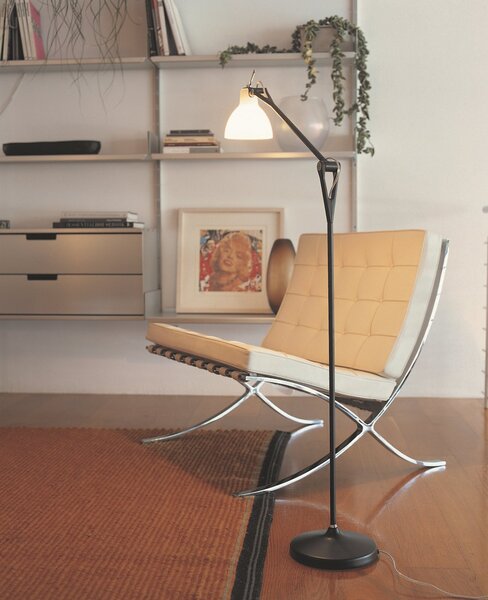 Stojacie Lampa Rotaliana, Čierna, Obývacia izba, Kov