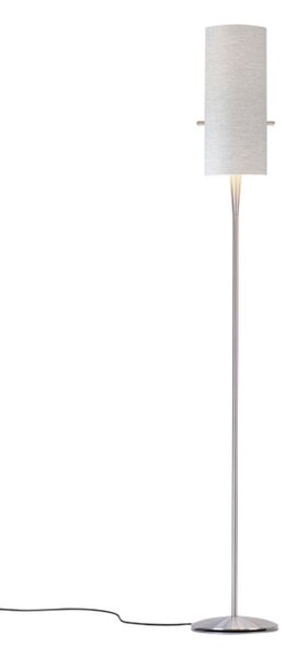 Stojacie Lampa Serien Lighting, stmievateľné, Sivá, Obývacia izba, Kov