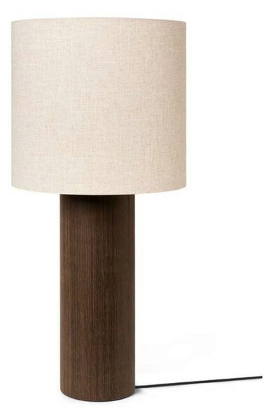 Stojacie Lampa ferm LIVING, Béžová, Obývacia izba, Drevo, Vintage