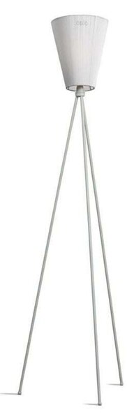 Oslo Wood Stojaca Lampa Light Grey/White - Northern