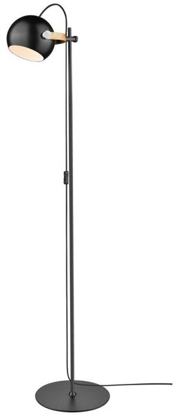Stojacie Lampa Halo Design, Čierna, Obývacia izba, Sklo