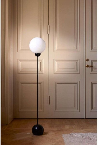 Stojacie Lampa Globen Lighting, Čierna, Obývacia izba, Kov