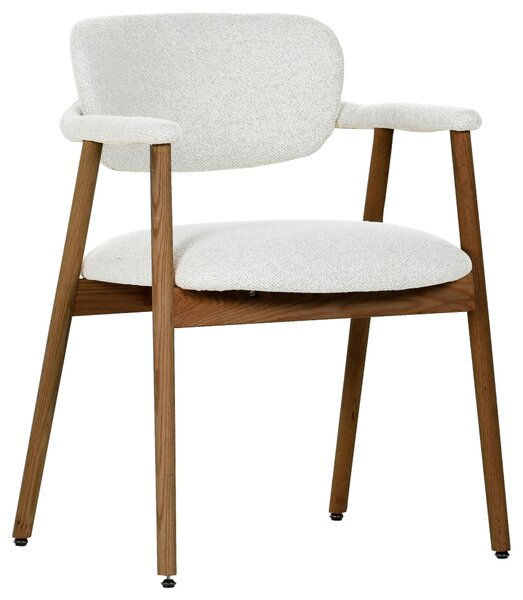 STOLIČKA S PODRÚČKAMI, farba orecha, béžová Livetastic - Stoličky, Online Only