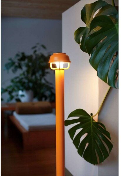 Stojacie Lampa Artek, Oranžová, Obývacia izba, Hliník