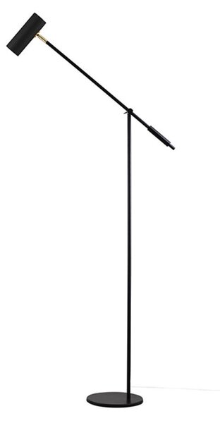 Stojacie Lampa Globen Lighting, Hubble READ, Čierna, Obývacia izba, Kov, Dizajnový