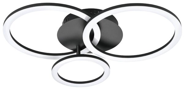 STROPNÉ LED SVIETIDLO, 54,5/44,5/9 cm Eglo - Online Only bytové doplnky, Online Only