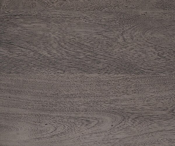 DELIFE Jedálenský stôl Edge 260x100 XL akácia platinová kov úzky čierna Live-Edge