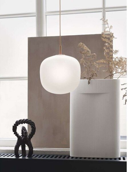 Závesné svietidlá Muuto, Oranžová, Obývacia izba, Sklo