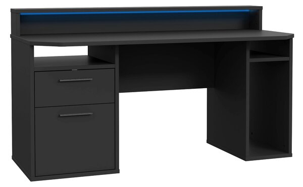 HERNÝ STÔL, čierna, 160/72/91 cm MID.YOU - Online Only kancelárie, Online Only