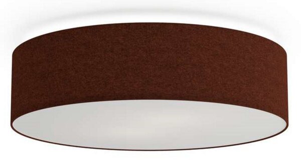 Stropné Lampa Belid, stmievateľné, Hnedá / Hrdzavá, Obývacia izba, Tkanina / Textil