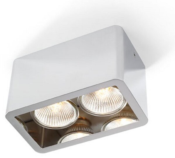 Stropné Lampa Trizo21, Metalická, Spálňa, Hliník