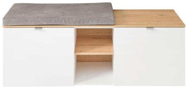PREDSIEŇOVÝ NÁBYTOK, biela, dub artisan, 206/202/38 cm Xora - Online Only drobný nábytok, Online Only