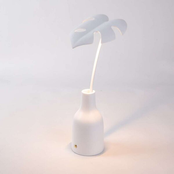 Stolové Lampa SELETTI, stmievateľné, Biela, Obývacia izba, Kov
