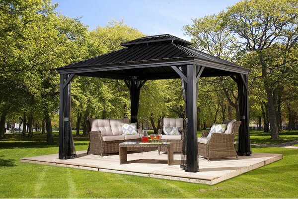 PAVILÓN velikost: 369/291/298 cm - Online Only záhrada, Online Only