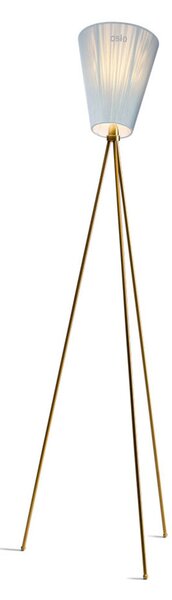 Stojacie Lampa Northern, Zlatá / Mosadz, Obývacia izba, Kov