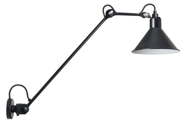 Nástenné Svietidlo Lampe Gras, Čierna, Obývacia izba, Kov