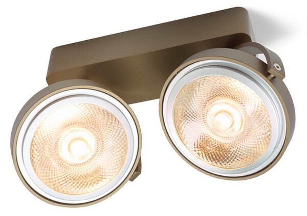 Stropné Lampa Trizio21, Bronzová / Stará Mosadz, Kuchyňa, Hliník