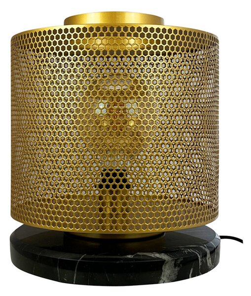 Stolové Lampa Dyberg Larsen, Nantes, Zlatá / Mosadz, Obývacia izba, Mosadz, Škandinávsky