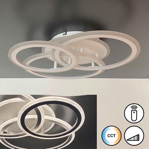 STROPNÉ LED SVIETIDLO, 50,50/60/12 cm - Interiérové svietidlá