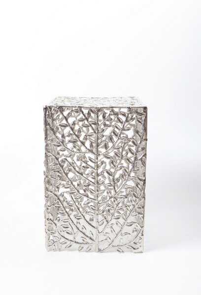 TABURETKA, kov, 30/43,5/30 cm Ambia Home - Kreslá