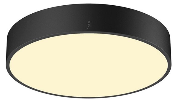 Stropné Lampa SLV, stmievateľné, Čierna, Obývacia izba, Hliník