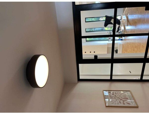 Stropné Lampa ANTIDARK, Čierna, Obývacia izba, Kov