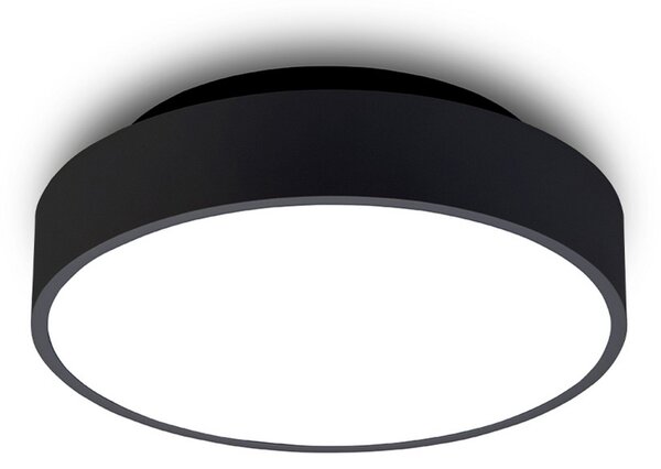Stropné Lampa ANTIDARK, Čierna, Obývacia izba, Kov