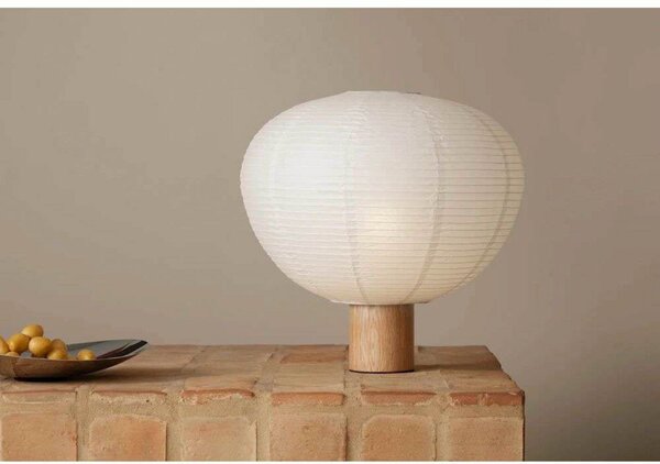 Stolové Lampa Blomus, Biela, Obývacia izba, Drevo