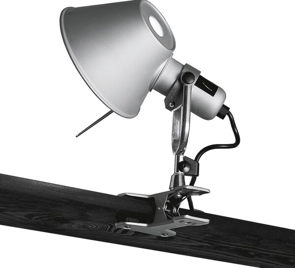 Bodové svetlá Artemide, Tolomeo Pinza, stmievateľné, Metalická, Obývacia izba, Kov, Dizajnový