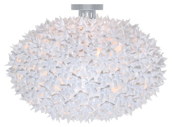 Stropné Lampa Kartell, Bloom C1, Biela, Obývacia izba, Plast, Dizajnový