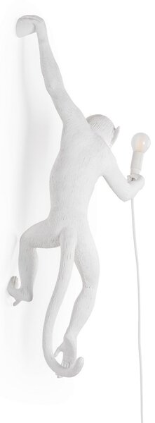 Stolové Lampa SELETTI, Monkey Lamp, Biela, Obývacia izba, Plast, Dizajnový